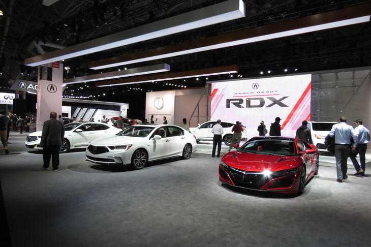 アキュラブースの様子。