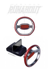 インターフェイスではデジタルデバイスのミニマライズが模索されている。（提供：Bertone）