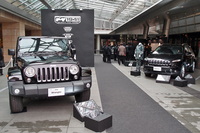 ジープの5モデル、六本木ヒルズでコラボ展示の画像