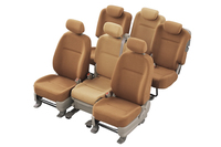 「ホンダ・エディックス」は2列6人乗りというユニークなシートレイアウトが特徴で、フロントの中央席とリアの左右席にチャイルドシートを装着できるようになっていた。
    