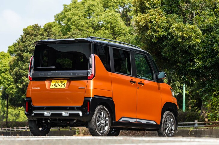 ネーミングについては「デリカD：1」も候補にあったそうだが、かわいさや親しみやすさという観点から「デリカミニ」に落ち着いたとのこと。