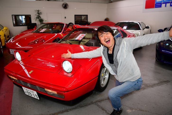 新たに購入した「フェラーリ328GTS」のお値段は諸経費込みで980万円なり。（写真＝池之平昌信）