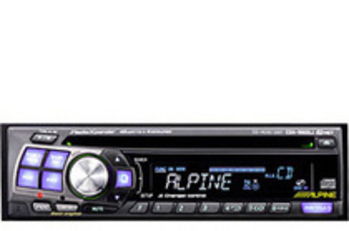ALPINE CDA-9807J デッキCD付属 アルパイン CDチェンジャー アルパイン、MP3/WMAにも対応したCDヘッドユニット