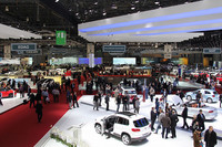 第81回ジュネーブモーターショー会場の様子。