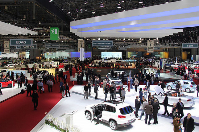 第81回ジュネーブモーターショー会場の様子。