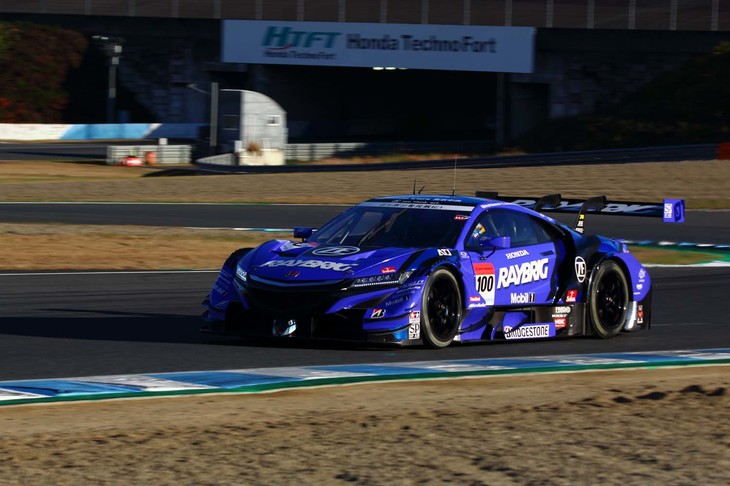 SUPER GT2018年シーズンGT500クラスのチャンピオンに輝いたTEAM KUNIMITSUのNo.100 RAYBRIG NSX-GT。