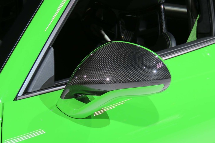 ポルシェ911 GT3 RSヴァイザッハパッケージ装着車（ドアミラー）