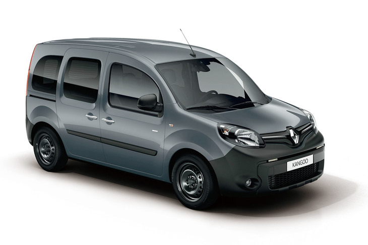 「ルノー・カングー リミテッド ディーゼルMT」。ボディーカラーは「グリアーバン」。