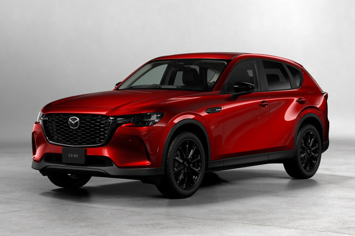 エンジン縦置きの新しいアーキテクチャーをベースに開発された「マツダCX-60」。マツダの次世代を担う上級車種群「ラージ商品群」の第1弾にあたる。ボディーサイズは全長×全幅×全高＝4740×1890×1685mm、ホイールベース＝2870mmと堂々としたものだ。