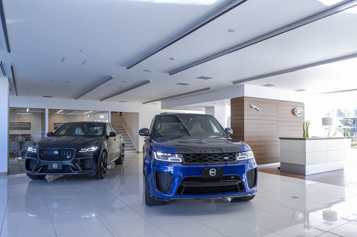 「SVスペシャリストセンター」のショールーム。同施設には、SVモデルの展示車と試乗車が用意される。