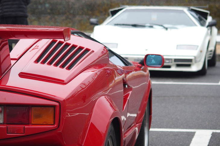 「60th Anniversary Lamborghini Day」の参加車両。