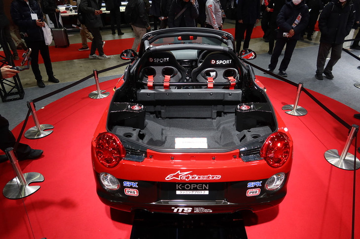 ダイハツK-OPENランニングプロト2