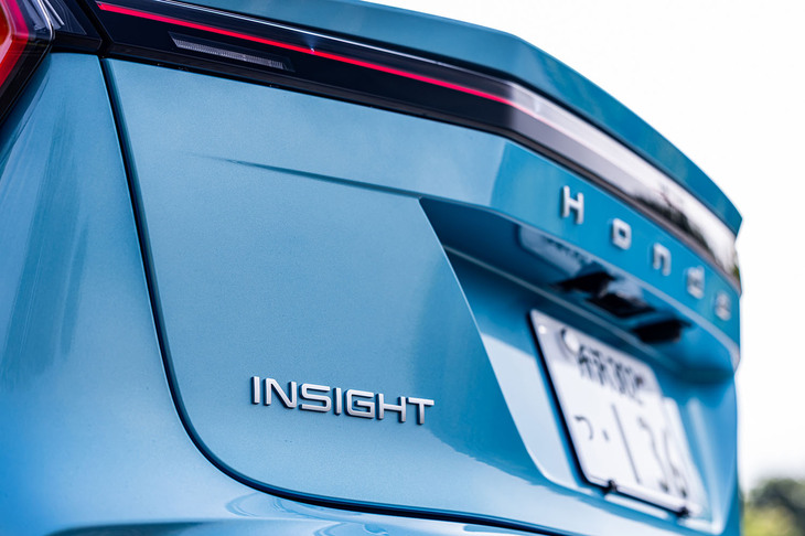 新型「インサイト」は、クロスオーバータイプのBEV。過去のモデルと同様に「時代の流れを“洞察”し、新たにクロスオーバーSUVとしてBEV化の新しい時代を切り拓（ひら）く」という意図を込めて命名したという。