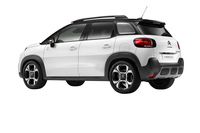 ドアミラーやルーフ、ルーフレールをブラックでコーディネート。17インチアロイホイールも専用装備となる。