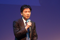 トヨタのデジタルマーケティング部部長を務める浦出高史氏。「TOYOTA NEXT」では、交通弱者や若者の役に立つ新たなサービスが生まれることを期待しているという。