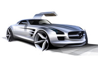 SLS AMGのイメージイラスト。