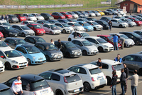 「アバルトデー2016」はヨーロッパ4カ国のサーキットで同時開催された。イタリアの会場には、開門前から多くのファンが詰めかけた。