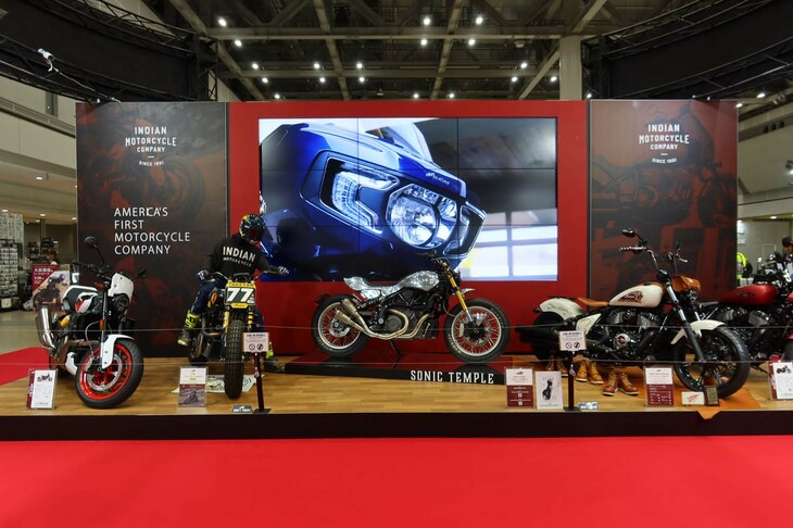 インディアンブースの様子。