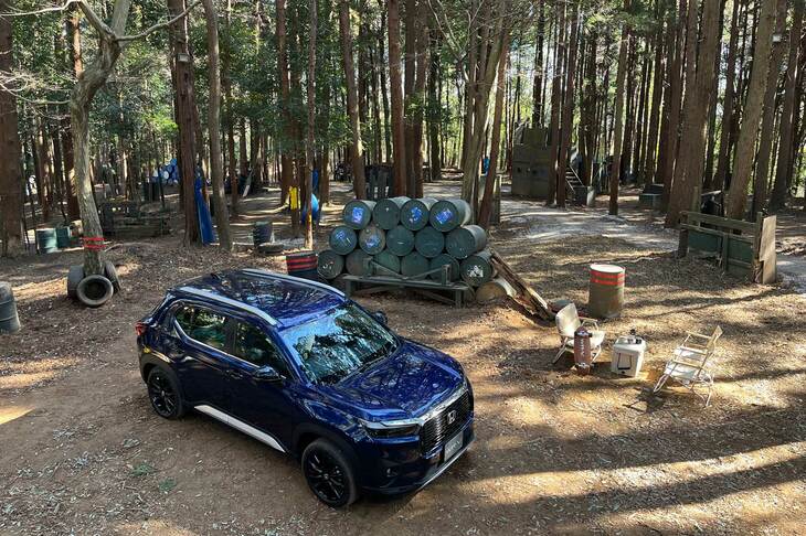 ホンダWR-V Z＋ブラックスタイル（フロントビュー）