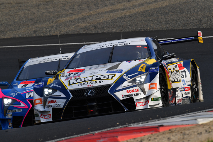 2017年シーズンのSUPER GT開幕戦でGT500クラスを制した、No.37 KeePer TOM’S LC500（平川 亮／ニック・キャシディ）。