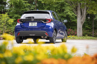 「ヤリスZ」（6段MT車）のWLTCモード燃費値は、21.6km/リッター。今回の試乗では407.5km走行し、満タン法で17.7km/リッターを記録した。