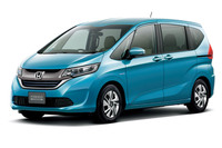 ミニバン「ホンダ・フリード」の2列シート版が「フリード＋」だ。2019年のマイナーチェンジでフロントデザインが変わった（写真は前期型）。