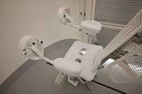 アルミの骨格を持つ「ルナクルーザー」のシート。そのままベッドとしても使える。