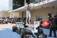 メルセデスのルイス・ハミルトンが波乱のアメリカGPを制し、2年連続、3度目のチャンピオンに輝いた。（Photo=Mercedes）