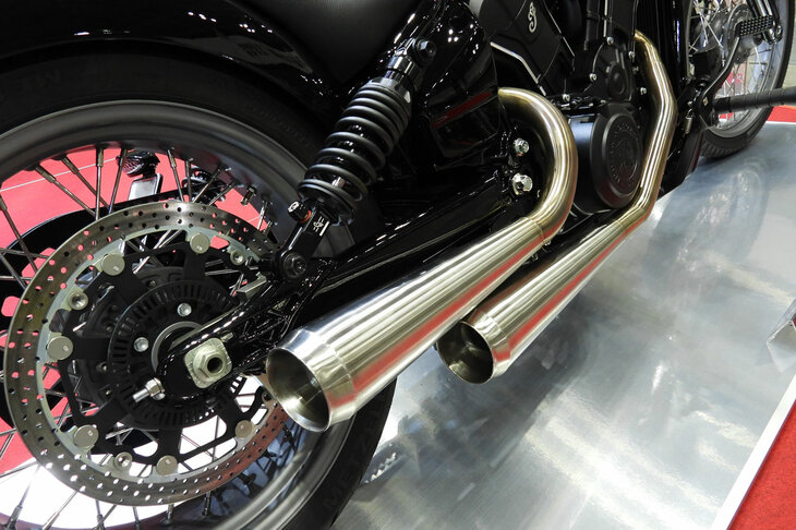 ロナ・ノレン氏の手になる「インディアン・スカウト」。