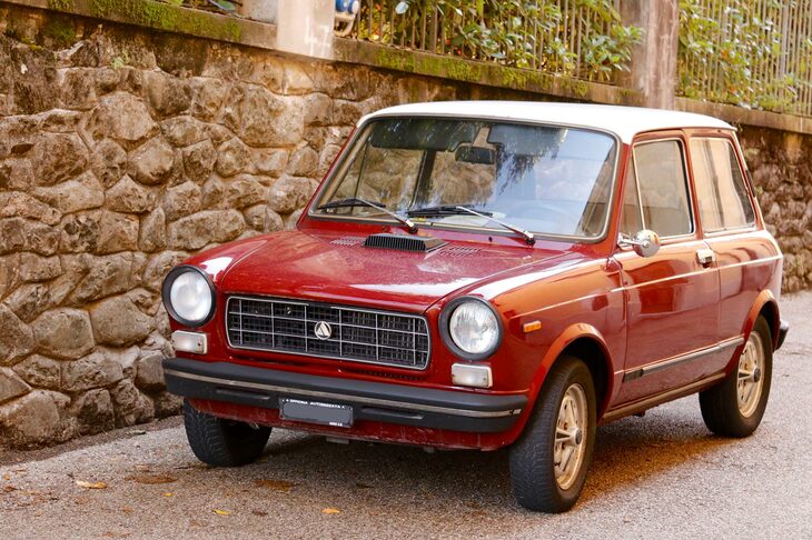 「アウトビアンキY10」の先代モデルである「A112」。1986年から1994年にかけて販売された。