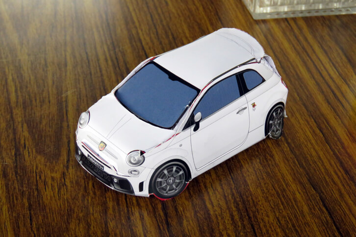 そして完成品がこちら。……もっとキレイなサンプルがあればよかったのだが、現場にこれしかなかったので、記者の作でご容赦いただきたい。手先を鍛えて、出直してきます。