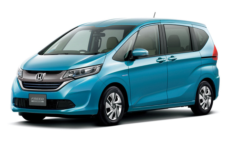 ミニバン「ホンダ・フリード」の2列シート版が「フリード＋」だ。2019年のマイナーチェンジでフロントデザインが変わった（写真は前期型）。