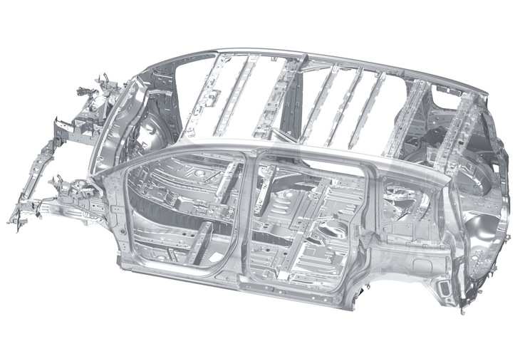 寸法的には先代とほとんど変わらない3代目「シエンタ」だが、その中身は全面刷新。車両骨格にはトヨタ最新のコンパクトカー用プラットフォーム「GA-B」が用いられた。また主要骨格を結合する構造用接着剤やルーフパネルに採用されるマスチックシーラーの一部を高減衰タイプとすることで、操縦安定性、乗り心地、静粛性の向上を図っている。