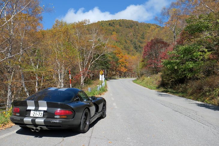 最後に記者が向かった先は、高低差1300ｍのチェリーパークライン。かつて浅間ヒルクライムが開催されていたワインディングロードだ。