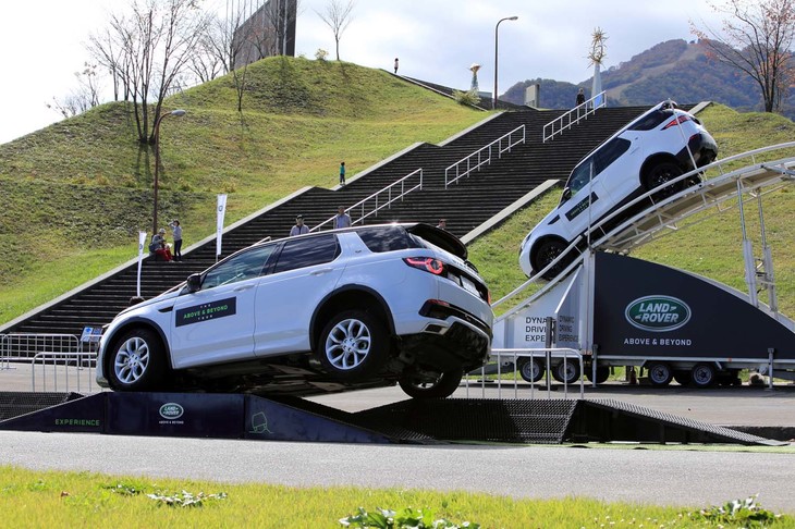 長野オリンピックでジャンプ競技が行われた白馬のジャンプ台に近い場所に設けられた「ミニテラポッド」と「ツインテラポッド」体験プログラム。