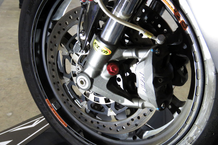 Moto2のプロトタイプ車両。