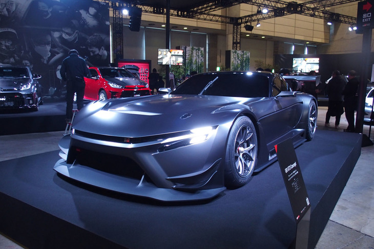 「勝てるクルマをつくれ」という豊田章男社長からの指示で開発されたGT3カテゴリーの「GR GT3コンセプト」。