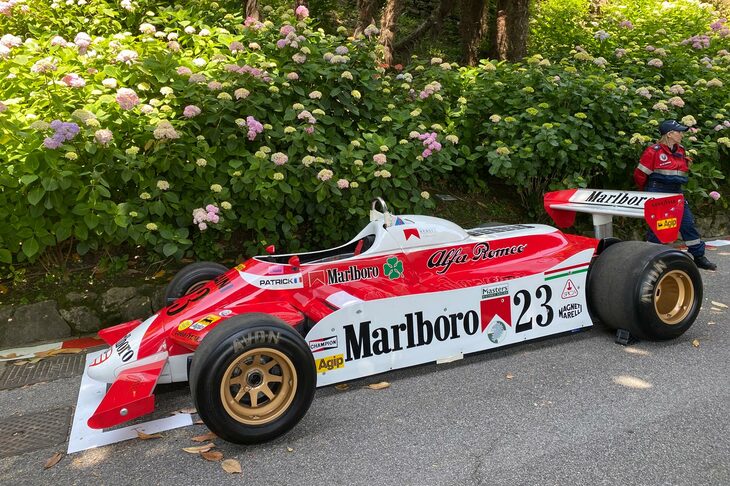 アルファ・ロメオのF1マシン「179」（1980年）。好成績からは程遠かったが、メーカーの技術的進化を支えた。