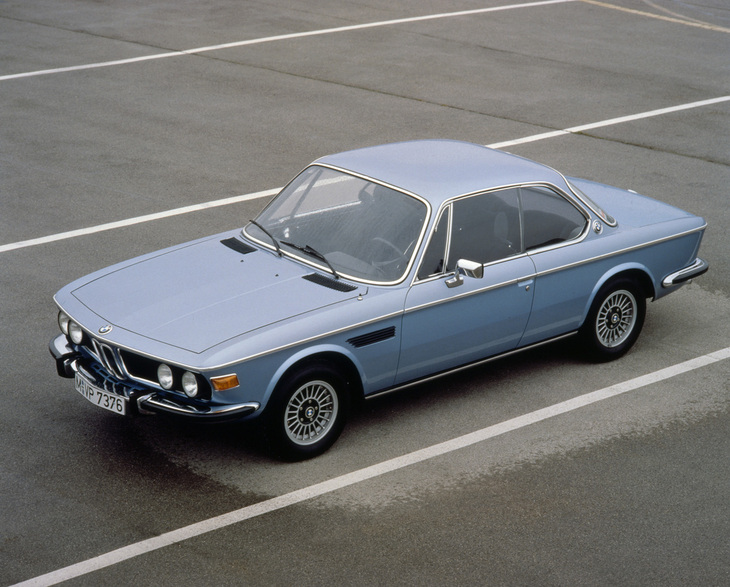 1971年に登場した「BMW 3.0CS」。直6ユニットを2.8リッターから3リッターに拡大し、最高出力は170PSから180PSに向上した。