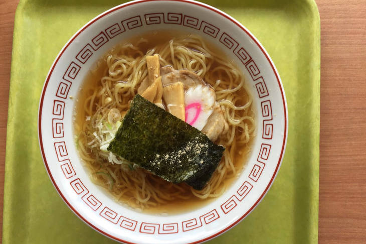 人気No.1の初狩ラーメンは550円。