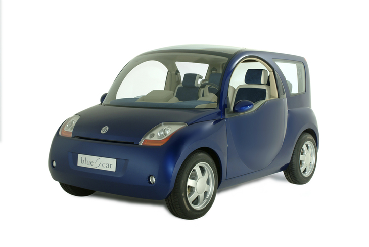 2006年にピニンファリーナが公開した「ブルーカー プロトタイプ」。