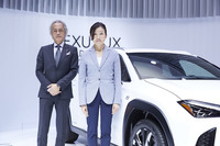 レクサスインターナショナルの澤 良宏プレジデント（左）と、加古エグゼクティブ・バイス・プレジデント（右）。