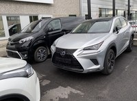 トヨタの販売店に置かれた「レクサスNX」。2020年6月、シエナにて。