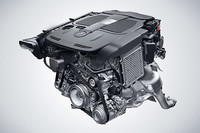 バンク角60度の新3.5リッターV6エンジン「M276」。