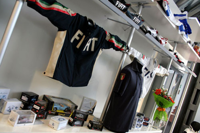 筆者が“体育会系フィアット・コーナー”と名づけた一角。