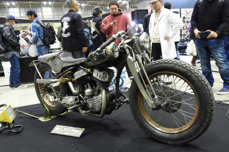 こちらも「RIDE IN SHOW」に登場した、chabott engineeringの1959年式ハーレーダビッドソンWL」。