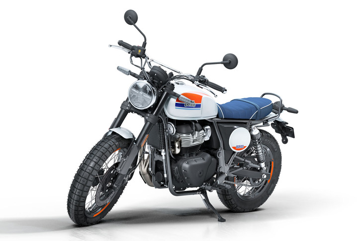 ロイヤルエンフィールド・ベア650（車体色：ボードウォーク・ホワイト／以下、カッコ内は車体色の名称）