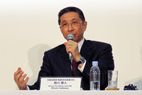 日産の西川CEO。日産の新しいガバナンスへの移行について、ルノーが尊重する姿勢を示したことを歓迎した。