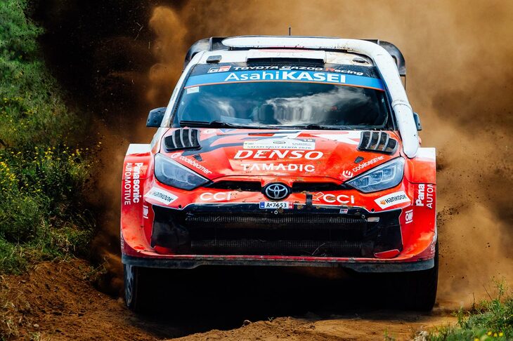 2026年のサファリ・ラリーより、勝田選手の運転する「トヨタGRヤリス ラリー1」。自分が現地に行っていなかったので、肝心のサファリの写真はオフィシャルカットでご容赦を……。