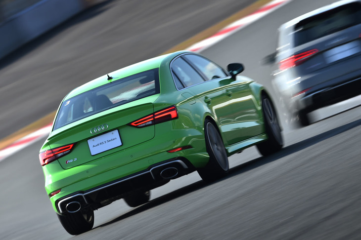 よりスピード域が上がれば話は別なのだろうが、今回の試乗では、「RS 3セダン」からは終始“ゆとり”が感じられた。